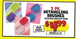 Ollie's DETANGLING BRUSHES offer