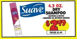 Ollie's Suave DRY SHAMPOO offer