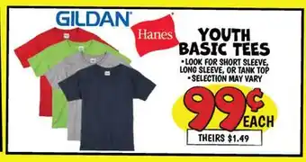 Ollie's YOUTH BASIC TEES offer