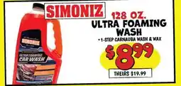 Ollie's SIMONIZ ULTRA FOAMING WASH offer