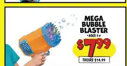 Ollie's MEGA BUBBLE BLASTER offer