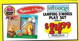 Ollie's Melissa & Doug. CAMPING S'MORES PLAY SET offer