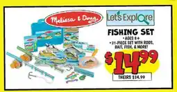 Ollie's Melissa & Doug FISHING SET offer
