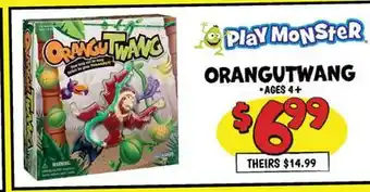 Ollie's Play MONSTER ORANGUTWANG offer