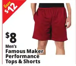 Ocean State Job Lot Men's Famous Maker Performance Tops & Shorts offer