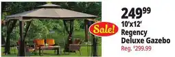 Ocean State Job Lot Regency 10' x 12' Gazebo with Netting Maroon offer