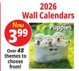 Ocean State Job Lot 2026 Wall Calendars offer
