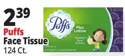 Ocean State Job Lot PUFFS Plus Lotion Face Tissues 124 Count offer