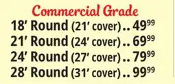 Ocean State Job Lot Commercial Grade Winter Pool Covers offer