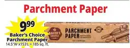 Ocean State Job Lot Baker's Choice Parchment Paper offer