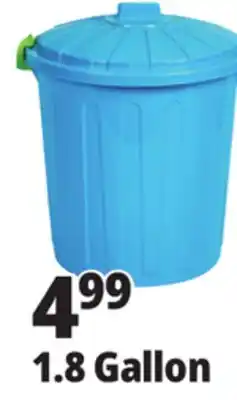 Ocean State Job Lot HemiCasa Small Oscar bin with Lid and Handles 7 L offer