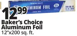 Ocean State Job Lot Baker's Choice Premium Quality Aluminum Foil Jumbo Roll 200' offer