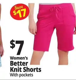Ocean State Job Lot Women's Better Knit Shorts offer