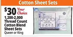 Ocean State Job Lot 1,200-2,000 Thread Count Cotton Blend Sheet Sets offer