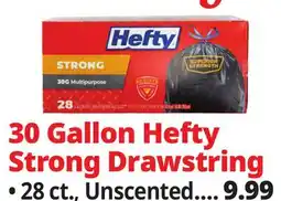 Ocean State Job Lot Hefty Strong Lawn & Leaf 39 Gallon Trash Bags 18 Count offer
