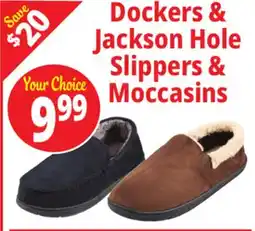 Ocean State Job Lot Dockers & Jackson Hole Slippers & Moccasins offer