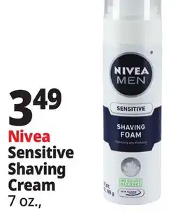 Ocean State Job Lot Nivea Sensitive Shaving Cream offer