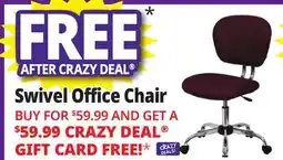 Ocean State Job Lot Swivel Office Chair offer