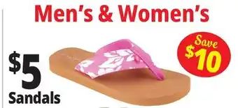 Ocean State Job Lot Sandals offer