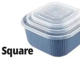 Ocean State Job Lot 3 Pc. Snap Lid Square Food Container offer