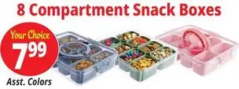 Ocean State Job Lot 8 Compartment Snack Boxes offer