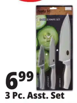 Ocean State Job Lot 3 Pc. Asst. Set Ceramic-Coated Knives offer