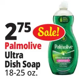 Ocean State Job Lot Palmolive Ultra Strength Dish Liquid 20 oz offer