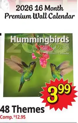 Ocean State Job Lot 2026 16 Month Premium Wall Calendar offer