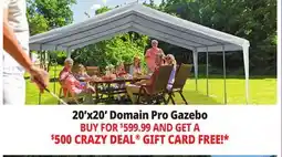 Ocean State Job Lot Caravan Canopy Domain Pro 400 Carport Shelter 20' x 20' offer