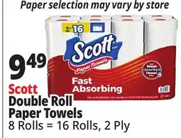 Ocean State Job Lot Scott Double Roll Paper Towels offer