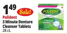 Ocean State Job Lot Polident 3 Minute Denture Cleanser Tablets offer