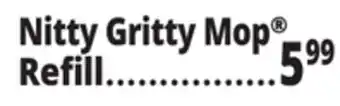Ocean State Job Lot Nitty Gritty Mop Refill offer