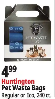 Ocean State Job Lot Huntington Pet Products Waste Bags 16 Rolls offer