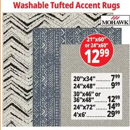 Ocean State Job Lot Washable Tufted Accent Rugs offer