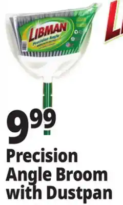 Ocean State Job Lot Libman Precision Angle Broom with Dustpan offer