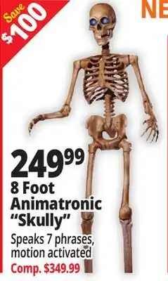 Ocean State Job Lot Skully the 8ft. Animatronic Skeleton offer