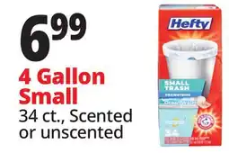 Ocean State Job Lot Hefty Small Trash Ocean Water 4 Gallon Trash Bags 34 Count offer