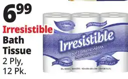 Ocean State Job Lot Irresistible Soft Impressions Bath Tissue 12 Count offer
