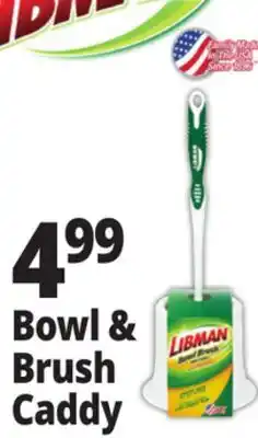 Ocean State Job Lot Libman Bowl Brush & Caddy 2 Piece offer