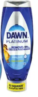 Ocean State Job Lot Dawn Platinum Plus Power wash Dish Spray 16 oz offer
