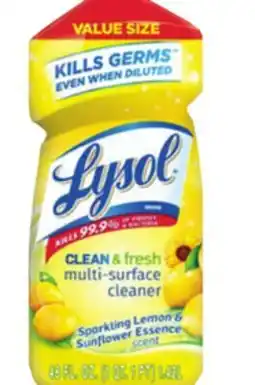 Ocean State Job Lot Lysol All Purpose Refill 48 oz., Asst offer