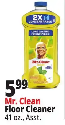 Ocean State Job Lot Mr. Clean Floor Cleaner offer