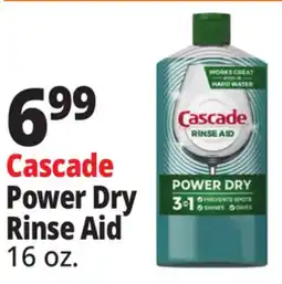 Ocean State Job Lot Cascade Rinse Aid 16 oz offer