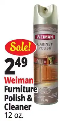 Ocean State Job Lot Weiman Furniture Polish & Cleaner offer