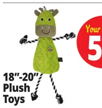 Ocean State Job Lot 18-20 Plush Toys offer