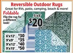 Ocean State Job Lot Reversible Outdoor Rugs offer