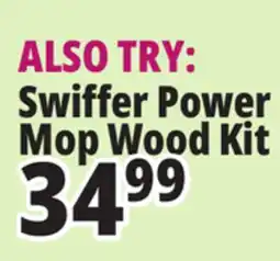 Ocean State Job Lot Swiffer Power Mop for Wood Floor Cleaning Kit 6 Piece offer