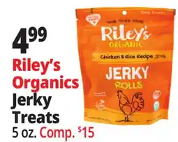 Ocean State Job Lot Riley's Organics Jerky Treats offer