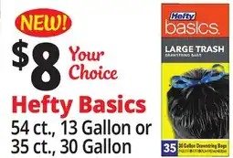 Ocean State Job Lot Hefty Strong Lawn & Leaf 39 Gallon Trash Bags 18 Count offer