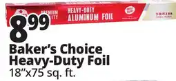 Ocean State Job Lot Baker's Choice Heavy-Duty Foil offer